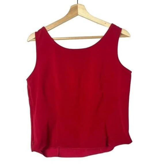 Jessica Howard Petite Bright Red Tank Top 12P - Picture 2 of 6